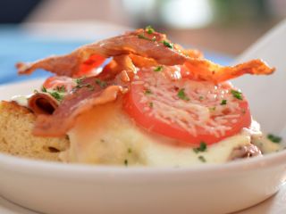 A Plate Of Food On A Table
